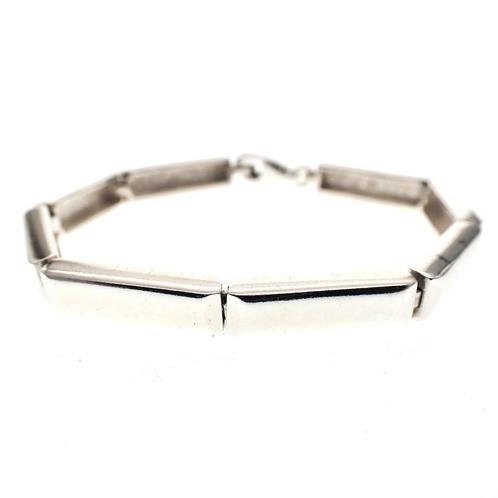 Zilveren fantasie armband; ESPRIT | 18,5 cm, Sieraden, Tassen en Uiterlijk, Armbanden, Overige kleuren, Gebruikt, Zilver, Ophalen of Verzenden