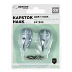 Benson Metalen kapstokhaken - Dubbele haken - 4 x 2.5 x 3..., Caravans en Kamperen, Kampeeraccessoires, Ophalen of Verzenden, Nieuw