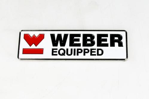 Badge  WEBER Equipped, Auto-onderdelen, Brandstofsystemen, Ophalen of Verzenden