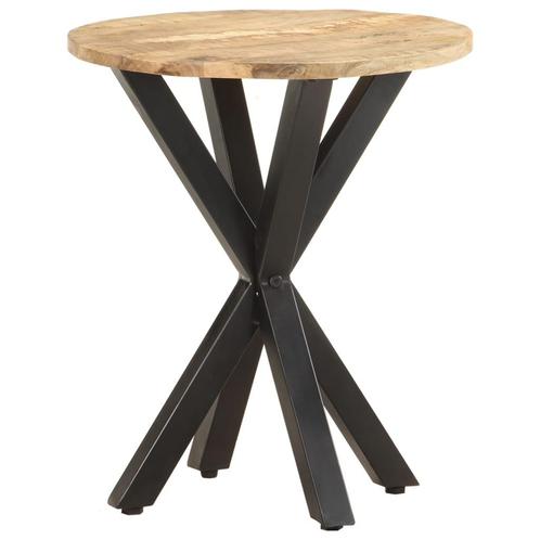vidaXL Bijzettafel 48x48x56 cm massief mangohout, Huis en Inrichting, Tafels | Bijzettafels, Nieuw, Verzenden