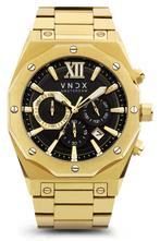 VNDX Wise Man Steel Gold Black MD11885-01 horloge, Sieraden, Tassen en Uiterlijk, Overige merken, Staal, Staal, Verzenden