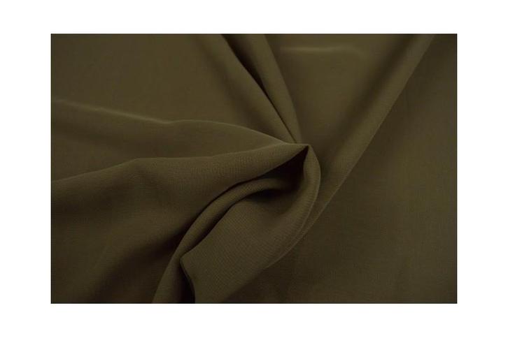 15 meter chiffon stof - Taupe, Hobby en Vrije tijd, Stoffen en Lappen, 120 cm of meer, 200 cm of meer, Overige kleuren, Nieuw