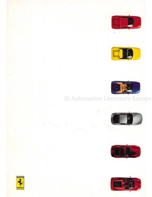 1997 FERRARI PROGRAMMA PERSMAP ENGELS | ITALIAANS 1148/97, Boeken, Auto's | Folders en Tijdschriften, Ferrari