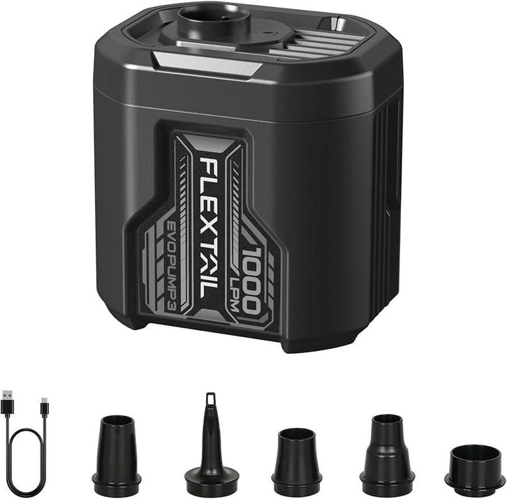 EVO PUMP 3 – Krachtige 1000L/Min Draagbare & Oplaadbare, Caravans en Kamperen, Luchtpompen, Ophalen of Verzenden