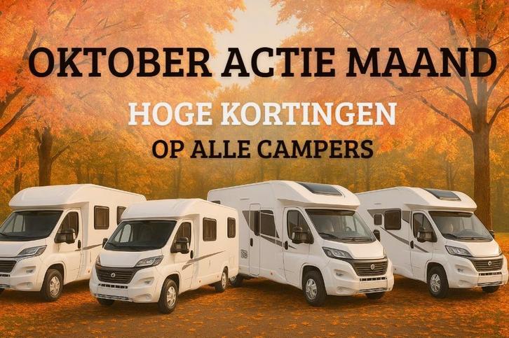 Jonge occasions prijsklasse €60.000 - €90.000! Wild-Campers!, Caravans en Kamperen, Campers, Automaat
