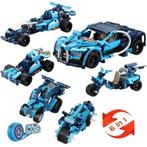 Pull back auto 6 in 1 bouwpakket - CADABRICKS UC52015W, Ophalen of Verzenden, Nieuw, Overige merken