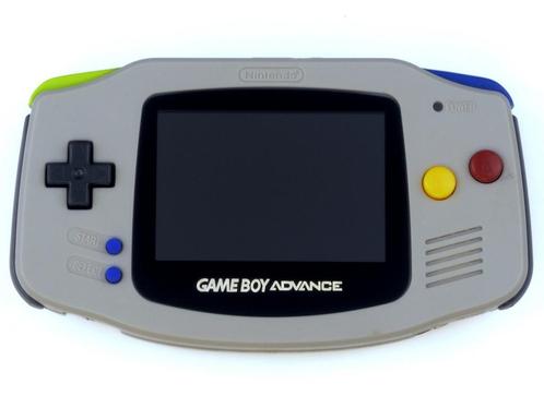 Gameboy Advance Limited SNES Edition + IPS V2, Spelcomputers en Games, Spelcomputers | Nintendo Game Boy, Zo goed als nieuw, Ophalen of Verzenden