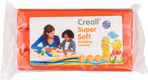 Supersoft Boetseerklei 500gr - Oranje | Creall - Hobby, Hobby en Vrije tijd, Knutselen, Nieuw, Verzenden