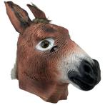 Ezel masker bruin Deluxe, Kleding | Dames, Verzenden, Nieuw