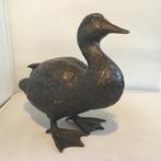 Figuur - Bronze duck sculpture - Brons, Antiek en Kunst, Curiosa en Brocante