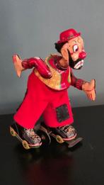 TPS - Blikken speelgoed - Clown op Roller Skate - 1950-1960, Antiek en Kunst