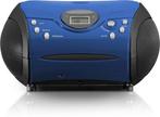 Lenco SCD-24 - Radio/CD-speler - Blauw/Zwart, Verzenden, Nieuw