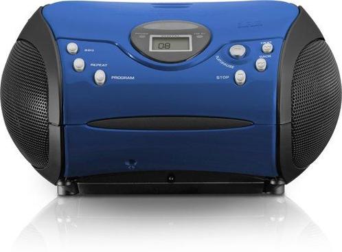 Lenco SCD-24 - Radio/CD-speler - Blauw/Zwart, Audio, Tv en Foto, Mp3-spelers | Overige merken, Verzenden