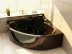 Veiling - Whirlpool Massagebad - Zwart - Hoekbad - 152x152x6, Nieuw