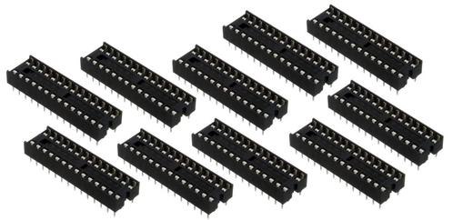 IC voet 28 pins - 10 stuks, Hobby en Vrije tijd, Elektronica-componenten, Verzenden