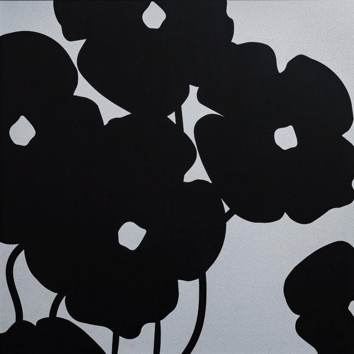 Donald Sultan (1951) - Black Poppies in Cement, Antiek en Kunst, Kunst | Designobjecten