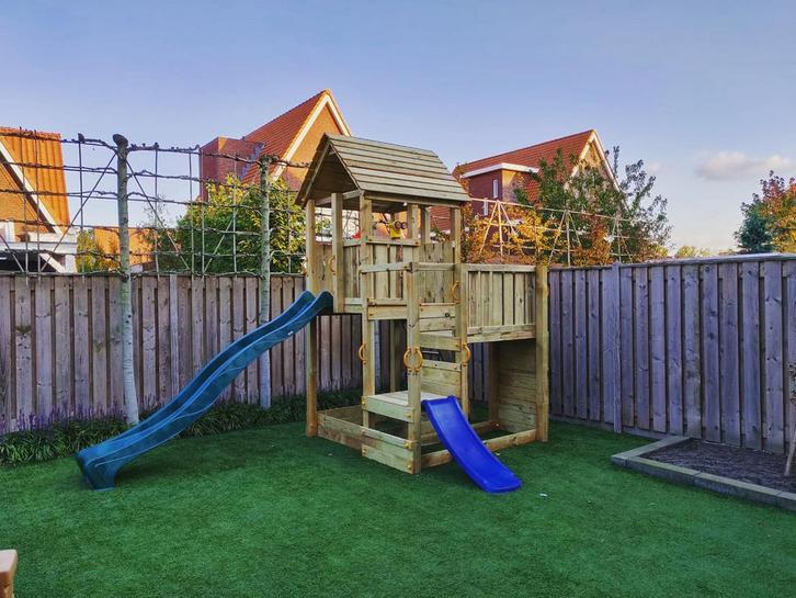 Klimtoestel hout | Veel speelmogelijkheden | Penthouse |, Kinderen en Baby's, Speelgoed | Buiten | Speeltoestellen, Nieuw, Klimwand
