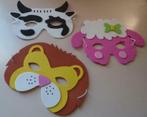 Kinderfeest Maskers Dieren Set 1, Nieuw