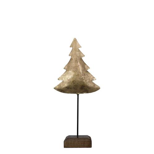 staande kerstboom goud 28cm*, Huis en Inrichting, Woonaccessoires | Overige, Verzenden