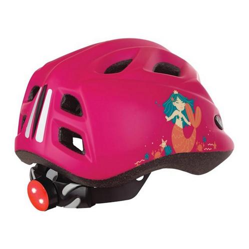 Polisport Kinderhelm Kids Mermaid  XS 48/52 met Led, Fietsen en Brommers, Fietsaccessoires | Fietshelmen, Nieuw, Verzenden