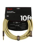 Fender Deluxe Series instrument kabel haaks 3m tweed, Muziek en Instrumenten, Instrumenten | Toebehoren, Verzenden, Nieuw