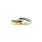 Gouden slagring met diamant 14 krt, Sieraden, Tassen en Uiterlijk, Ringen, Ophalen of Verzenden, Nieuw
