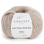 Katia Concept Cotton-Merino - 104 beige - Katoen/Merino Ga, Hobby en Vrije tijd, Breien en Haken, Ophalen of Verzenden, Nieuw