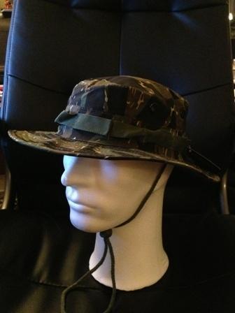 Bush hat leger hoed tiger stripe camouflage deluxe maat L..., Kleding | Heren, Hoeden en Petten, Verzenden