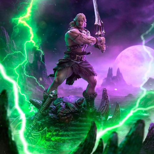 Masters of the Universe Deluxe Art Scale Statue 1/10 He-Man, Verzamelen, Film en Tv, Nieuw, Ophalen of Verzenden