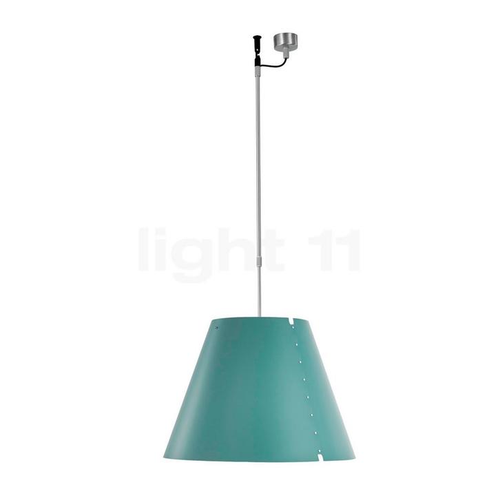 Luceplan Costanza Hanglamp, lampenkap turquoise - ø¸40 cm, Huis en Inrichting, Lampen | Hanglampen, Nieuw, Verzenden