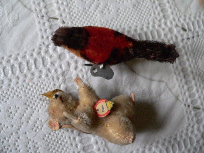 Steiff - PICKVOGEL & Pieps - Opwindspeelgoed - 1930-1939 -, Antiek en Kunst, Antiek | Speelgoed