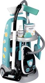 Smoby Schoonmaaktrolley + stofzuiger - Accessoires, Kinderen en Baby's, Ophalen of Verzenden, Zo goed als nieuw