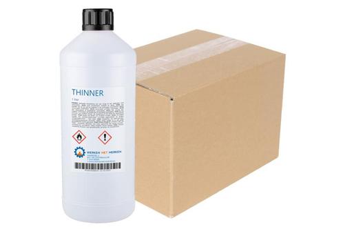 Wmm Chemie Thinner 12x 1 liter, doos, Doe-het-zelf en Verbouw, Overige Doe-het-zelf en Verbouw, Nieuw, Verzenden