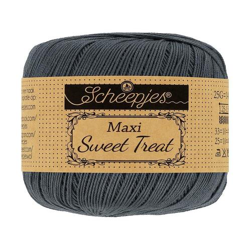 Scheepjes Maxi Sweet Treat - 393 charcoal - Gemerceriseerd, Hobby en Vrije tijd, Breien en Haken, Ophalen of Verzenden