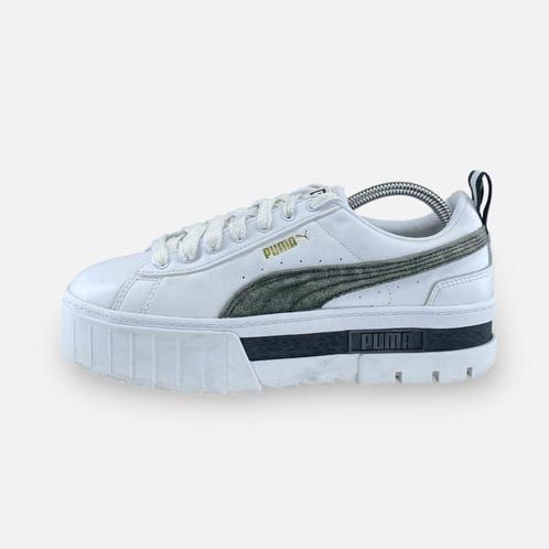 Puma Mayze White/Black - Maat 40, Kleding | Dames, Schoenen, Sneakers of Gympen, Gedragen, Verzenden