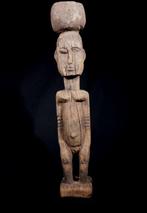 Figuur - Dogon Janus-beeld op een voet - 38 cm. - Mali