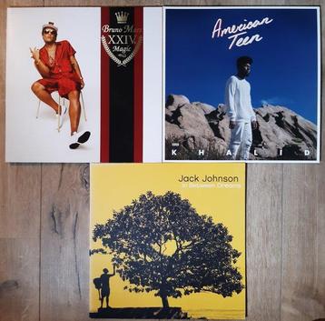 Bruno Mars, Jack Johnson, Khalid - 3 x LPs - XXIVK Magic / beschikbaar voor biedingen