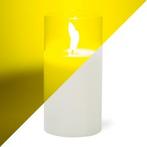 Led kaars | 15 cm | Lumineo (In glas, Timer, Wit), Verzenden, Nieuw