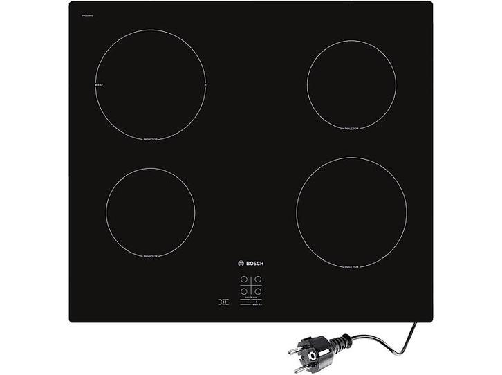 Bosch - Inductie Kookplaat - Zwart, Witgoed en Apparatuur, Kookplaten, Inductie, Nieuw, 4 kookzones, Verzenden