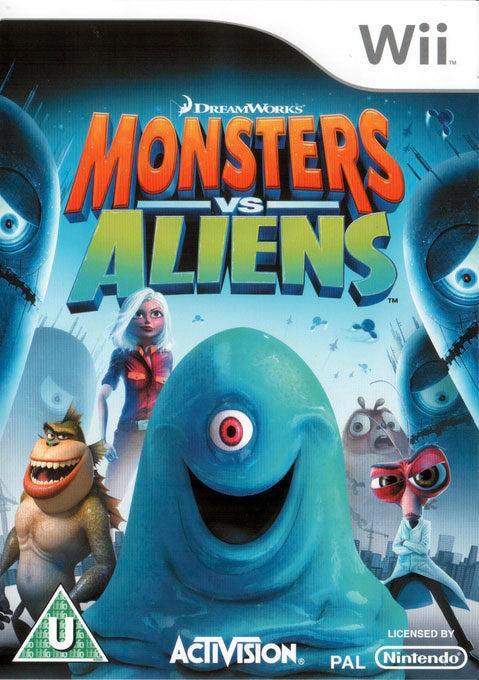 Wii Monsters vs Aliens, Spelcomputers en Games, Games | Nintendo Wii, Zo goed als nieuw, Verzenden