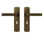 Deurbeslag | Deurklink met sleutelschild | AXA | Blok | 55, Doe-het-zelf en Verbouw, Hang- en Sluitwerk, Verzenden, Nieuw