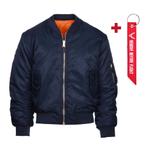 Fostex Bomberjack Blauw Incl Gratis Sleutelhanger, Nieuw