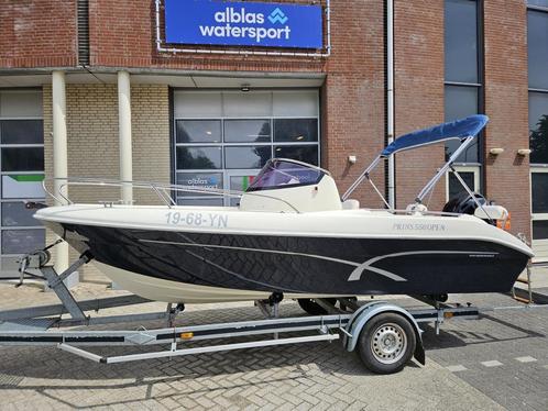 Prins 550 consoleboot + Mercury 60pk, Watersport en Boten, Vis- en Consoleboten, Buitenboordmotor, 50 tot 70 pk, 3 tot 6 meter