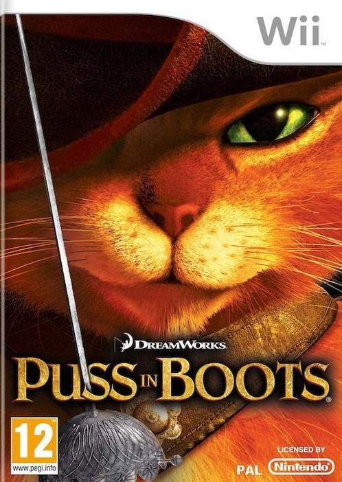 Dreamworks De Gelaarsde Kat (Puss in Boots) Wii, Spelcomputers en Games, Games | Nintendo Wii, 1 speler, Zo goed als nieuw, Ophalen of Verzenden