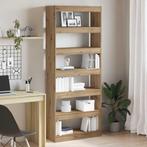 vidaXL Boekenkast/Kamerverdeler Eiken 80x30x198 cm, Huis en Inrichting, Kasten | Boekenkasten, Verzenden, Nieuw, 50 tot 100 cm