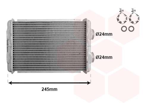 KACHEL RADIATEUR VOOR ALFA ROMEO 159 939 2005-2012, Auto-onderdelen, Airco en Verwarming, Nieuw, Ophalen of Verzenden