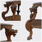 Middentafel - Hout - 19e eeuw - Draken, Antiek en Kunst
