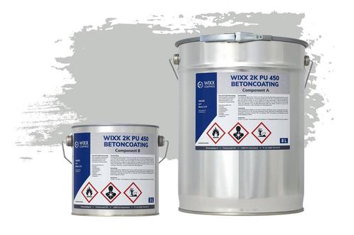 Wixx 2K PU 450 Betoncoating RAL 7035 | Lichtgrijs 5L, Doe-het-zelf en Verbouw, Verf, Beits en Lak, Verf, Grijs, Nieuw, Minder dan 5 liter