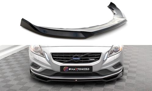 Voorspoiler V.2 Volvo S60 R-Design Maxton Glans Zwart, Auto-onderdelen, Carrosserie en Plaatwerk, Ophalen of Verzenden