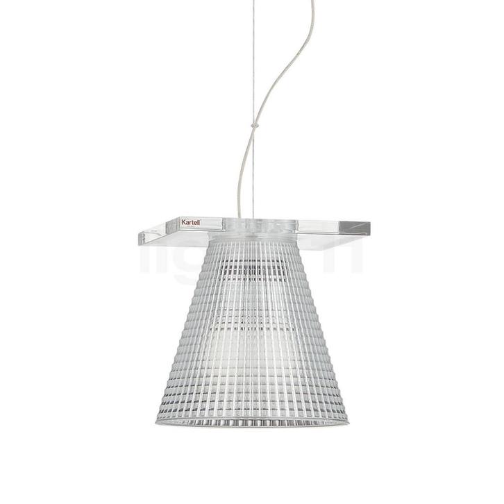 Kartell Light-Air Hanglamp, heldere glas - met reliø«f pat, Huis en Inrichting, Lampen | Hanglampen, Nieuw, Verzenden